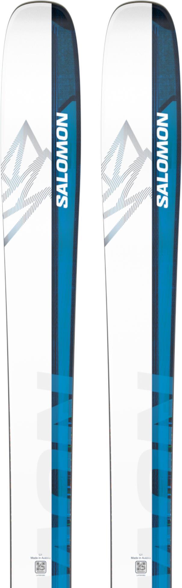 QST Echo 106 Skis - White / Race Blue / Process Blue 2