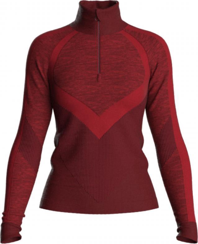 Racer Zip Up - Womens - Burgundy 1