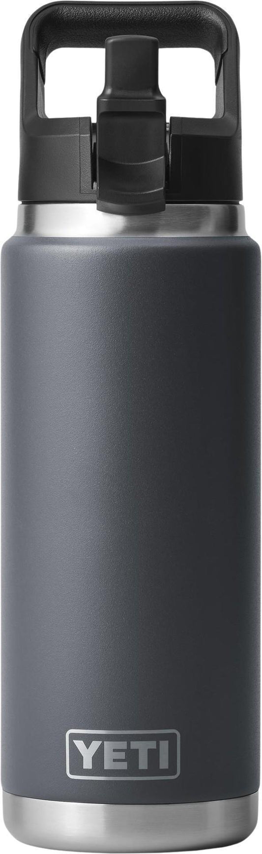 Rambler 769ml / 26oz Straw Bottle - Charcoal 1