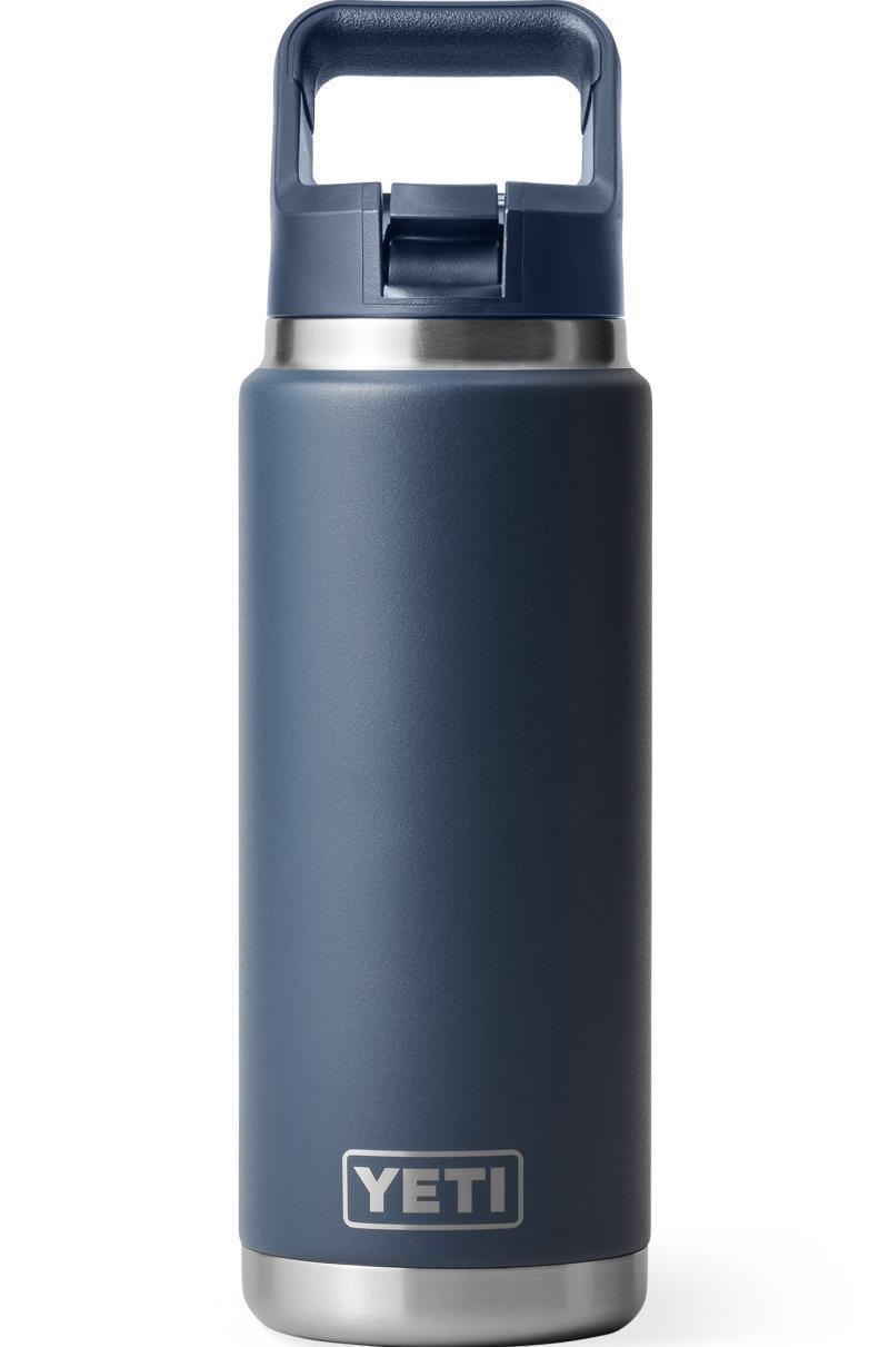 Rambler 769ml / 26oz Straw Bottle - Navy 3
