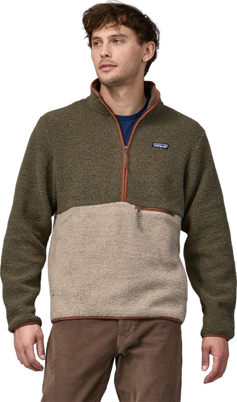 Reclaimed Fleece Pullover - Mens - Sage Khaki 2