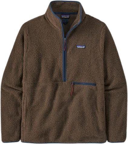Reclaimed Fleece Pullover - Mens - Topsoil Brown 1