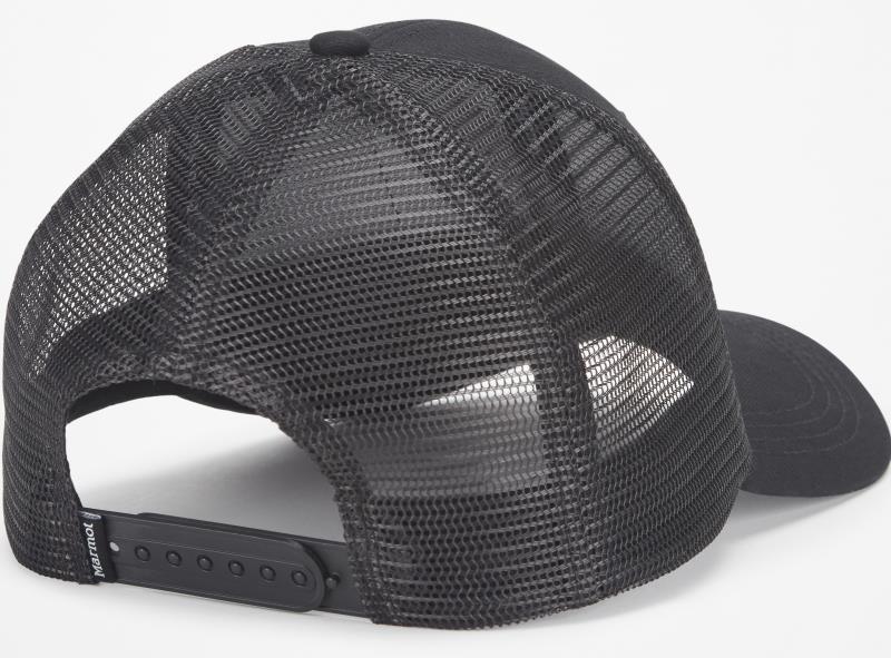 Retro Trucker Hat - Black 2