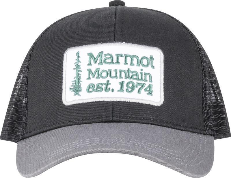 Retro Trucker Hat - Black / Slate Grey 2