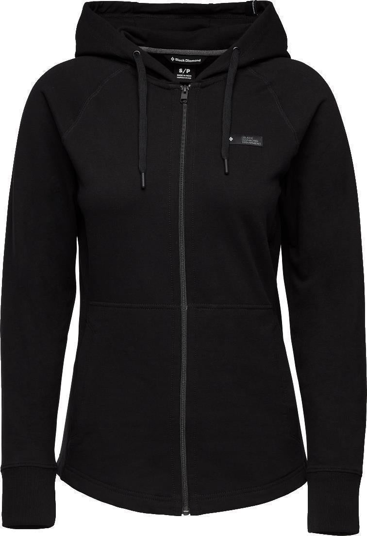 Rise And Climb Full Zip Hoody - Womens - Black 1