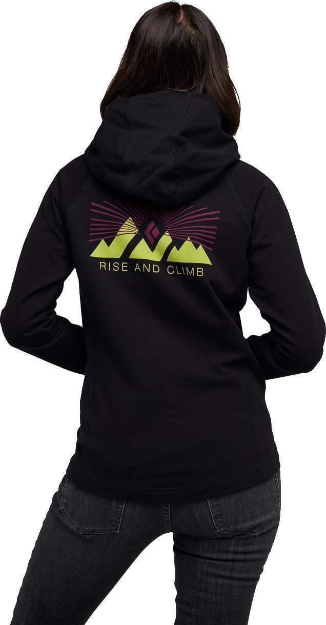 Rise And Climb Full Zip Hoody - Womens - Black 4