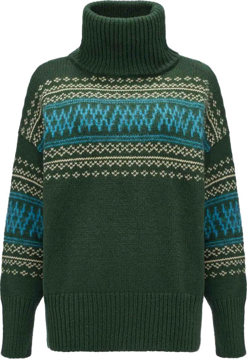 Setesdal Turtleneck Sweater - Womens - Olive 1