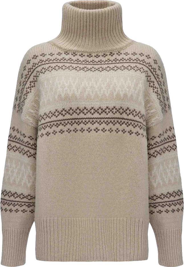 Setesdal Turtleneck Sweater - Womens - Sand 1