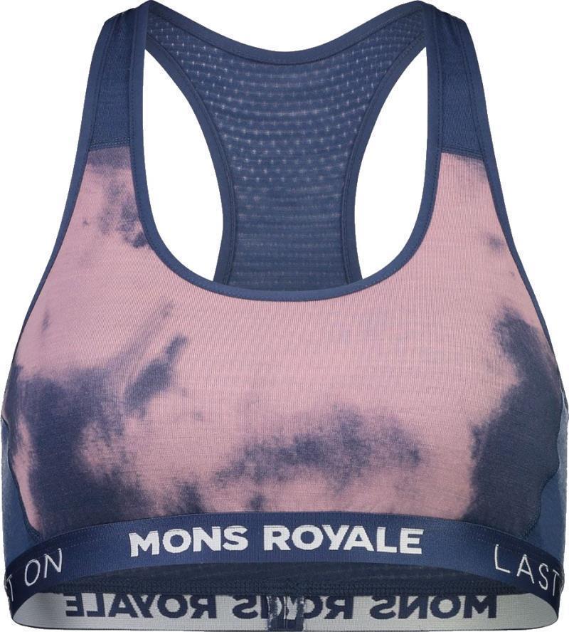 Sierra Sports Bra - AOP - Denim Tie Dye 1