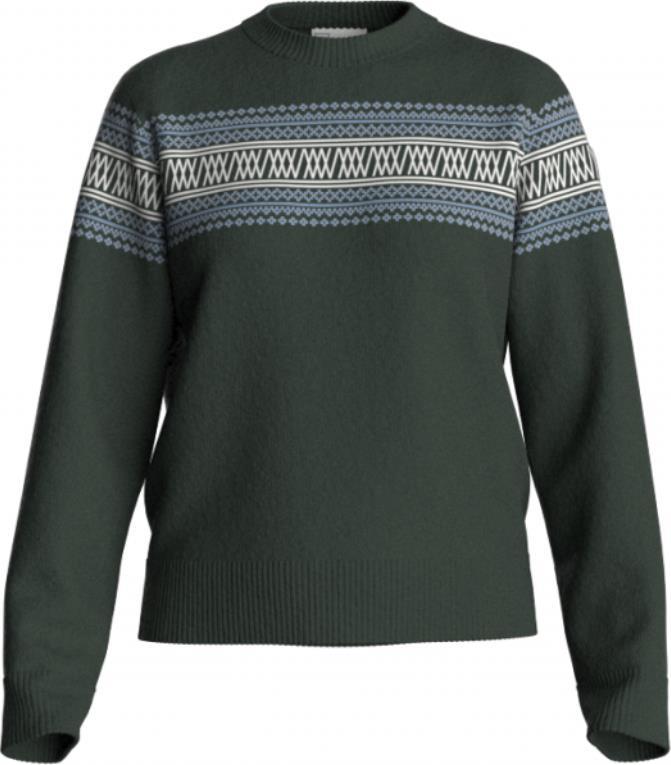 Signature Crew Neck - Womens - Olive 1