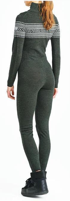 Signature Jumpsuit - Womens - Dark Green 3