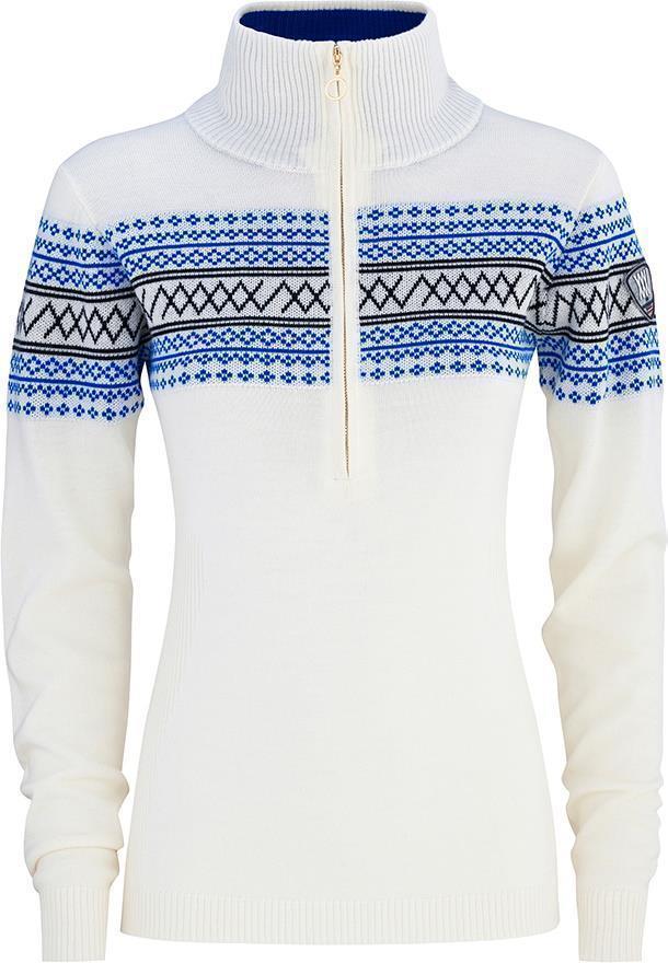 Signature Zip Up - Womens - Bright White 1