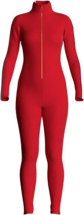 Ski Jumpsuit - Womens - Red 1