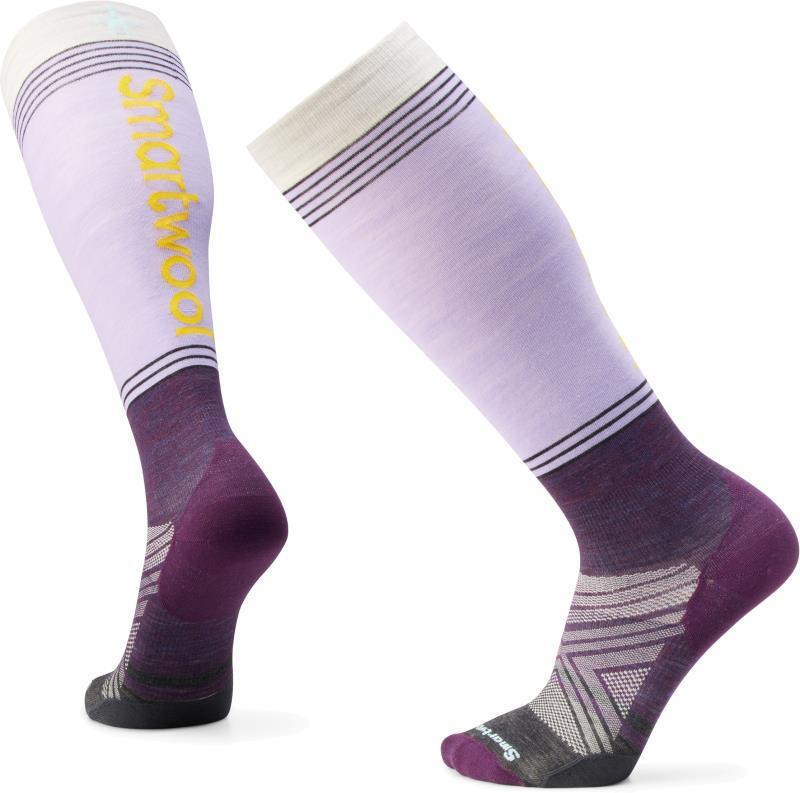 Ski Zero Cushion Logo Over The Calf Socks - Mens - Ultra Violet 1