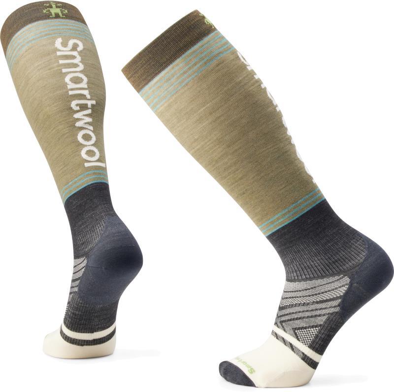 Ski Zero Cushion Logo Over The Calf Socks - Mens - Winter Moss 1