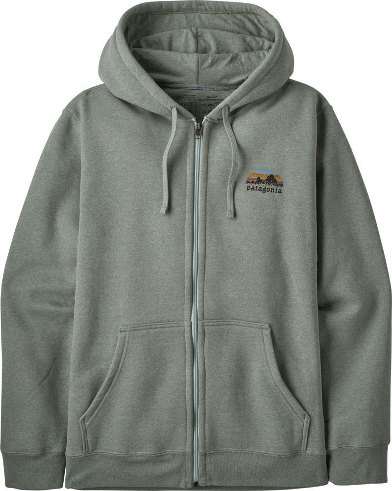 Skyline Stencil Uprisal Full Zip Hoody - Unisex - Sleet Green 3