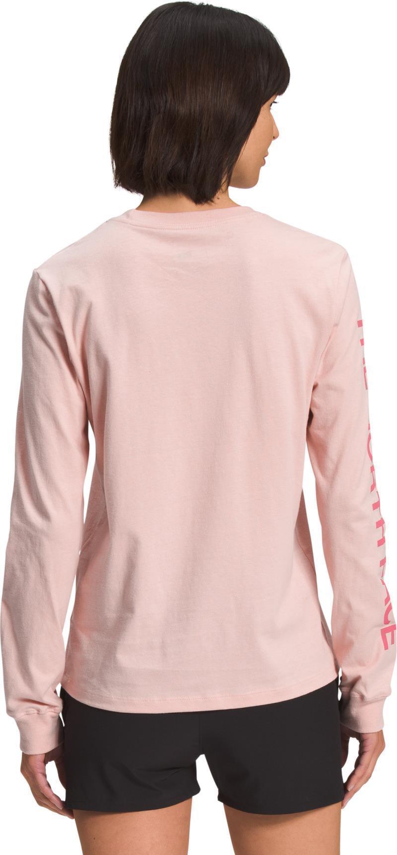 Sleeve Hit Graphic LS Tee - Womens - Pink Moss / Cosmo Pink 2