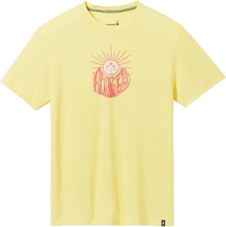 Smartwool Sun Graphic SS Tee - Unisex - Canary Heather 1
