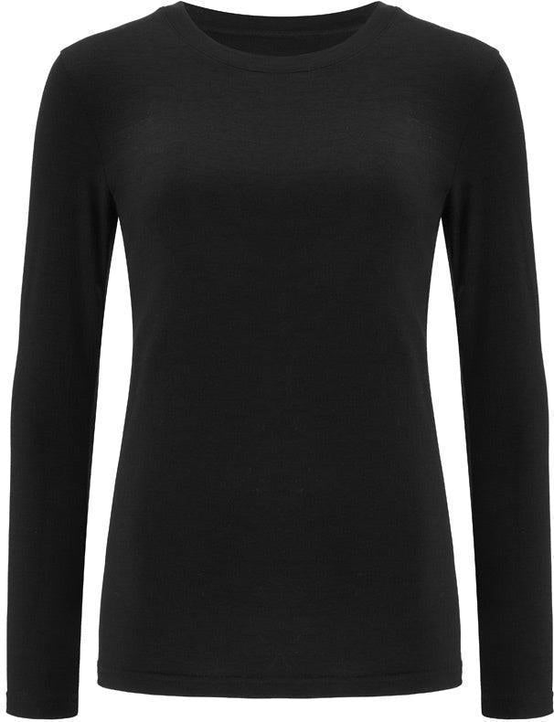 Sno Crew Neck - Womens - Black 1