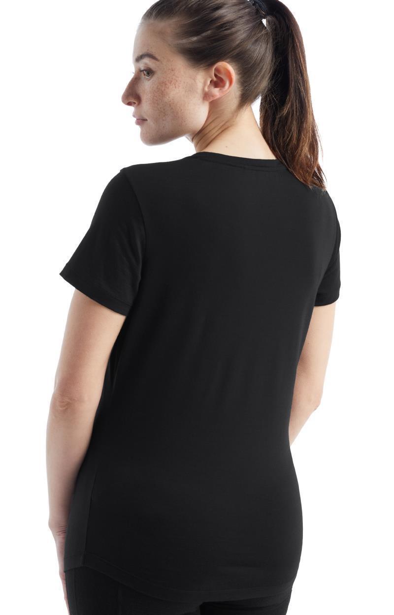 Sphere II SS Scoop Tee - Womens - Black 3