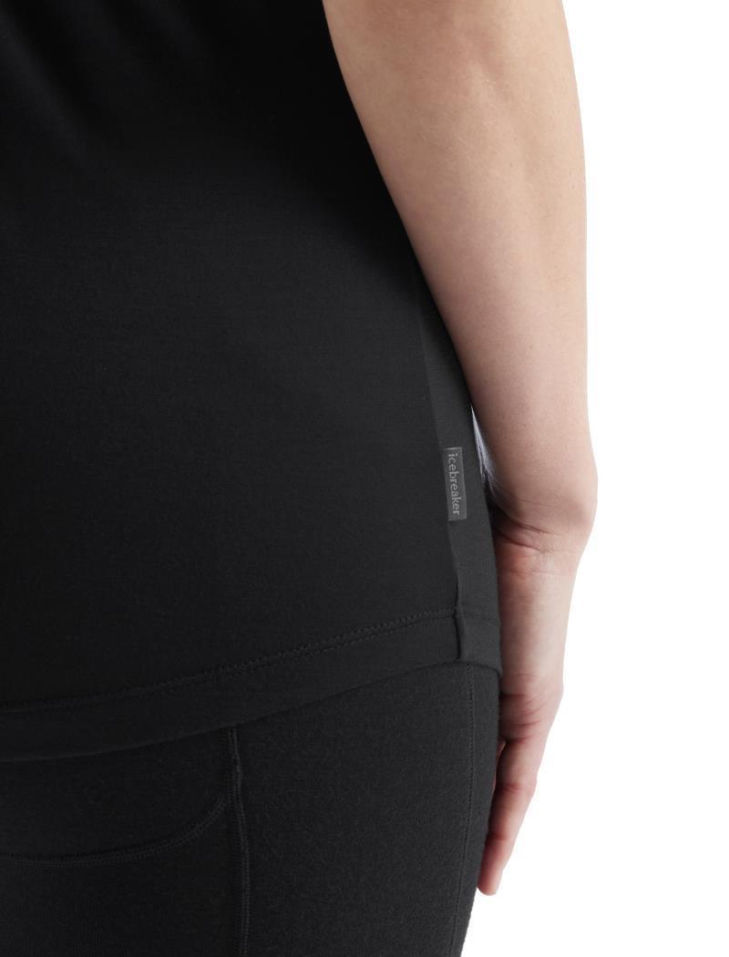 Sphere II SS Scoop Tee - Womens - Black 5