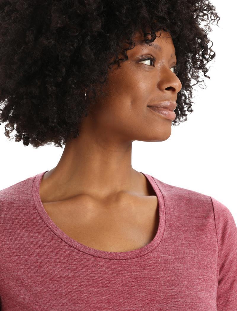 Sphere II SS Scoop Tee - Womens - Cherry Heather 4