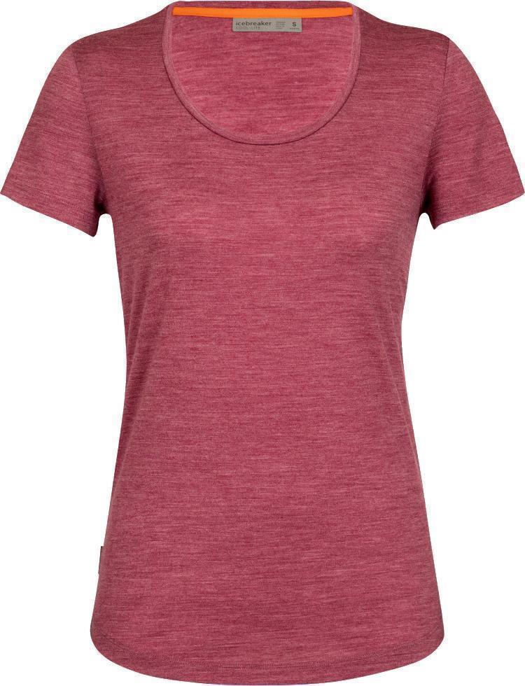 Sphere II SS Scoop Tee - Womens - Cherry Heather 1