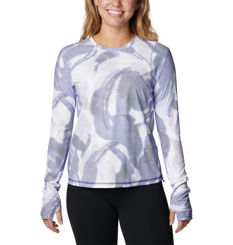 Sun Deflector Summerdry LS Shirt - Womens - Dark Sapphire / Bloomdye 1