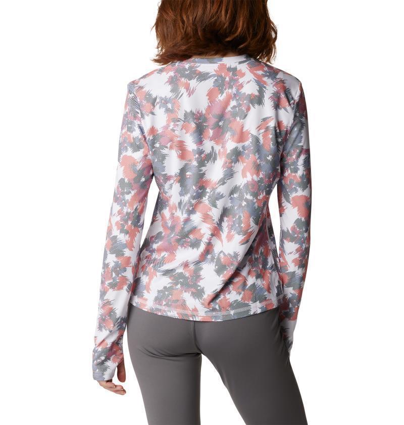Sun Deflector Summerdry LS Shirt - Womens - White Typhoon Blooms 3