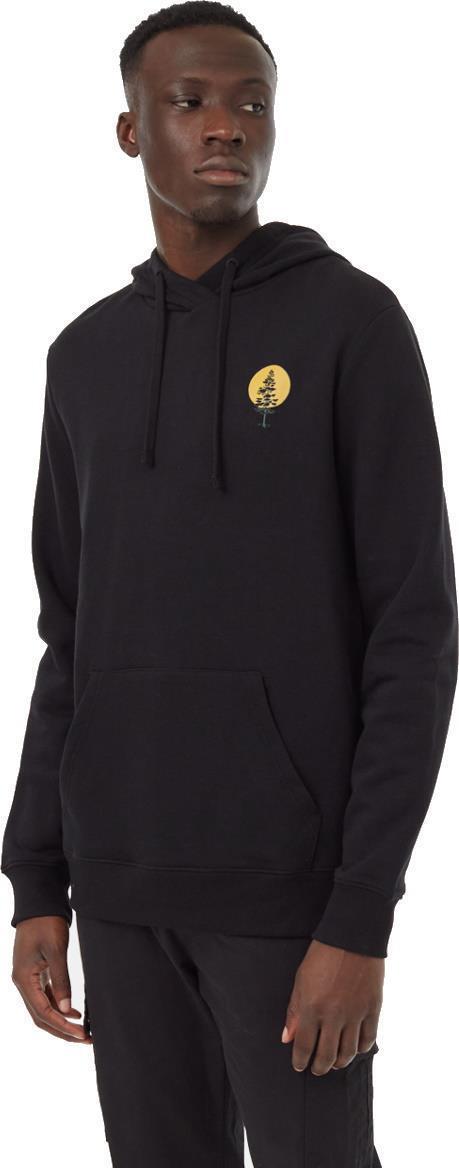 Sun Tree Chest Hoodie - Mens - Meteorite Black / Jungle Green 1