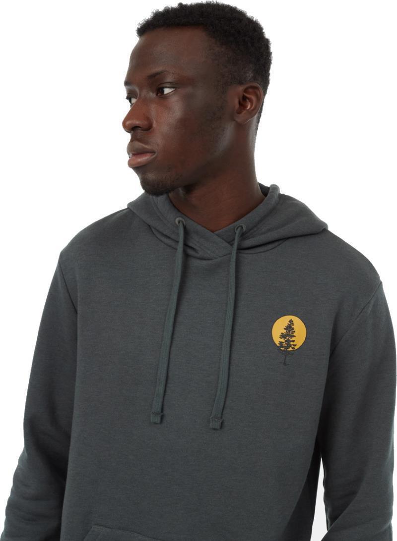 Sun Tree Chest Hoodie - Mens - Urban Green / Meteorite Black 5