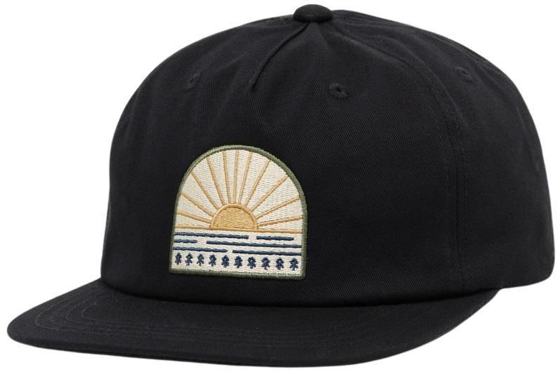 Sunrise Patch Snapback - Meteorite Black 1