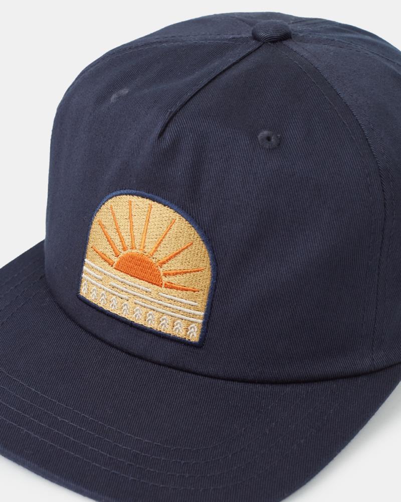 Sunrise Patch Snapback - Midnight Blue / Sweet Birch 3