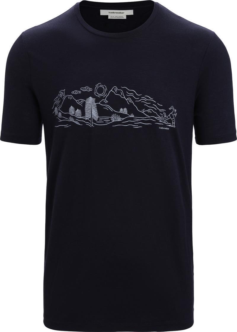 Tech Lite II SS Tee - Nature Sprint - Mens - Midnight Navy #401 1