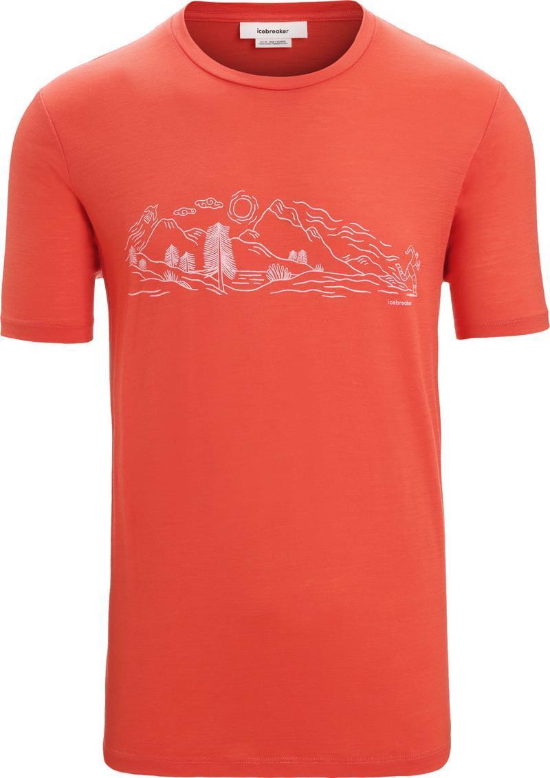 Tech Lite II SS Tee - Nature Sprint - Mens - Vibrant Earth 1