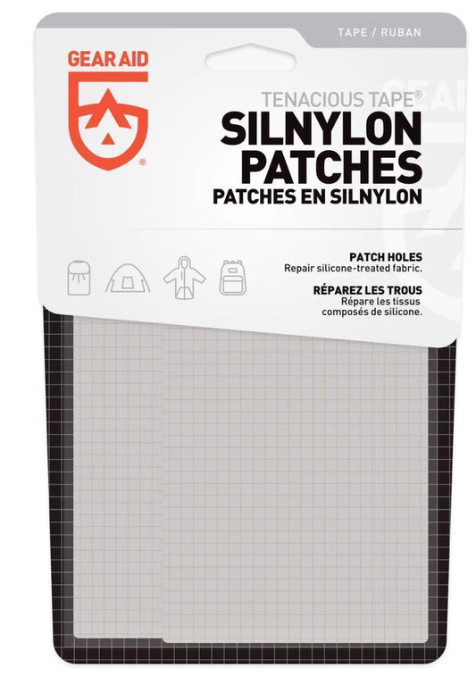 Tenacious Tape SilNylon Patches 3"x5" - Gray 1