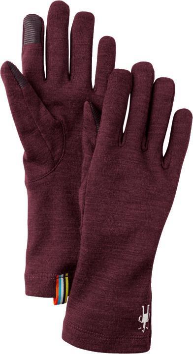 Thermal Merino (250) Gloves - Black Cherry Heather 1