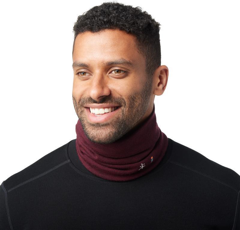 Thermal Merino (250) Neck Gaiter - Black Cherry Heather 4