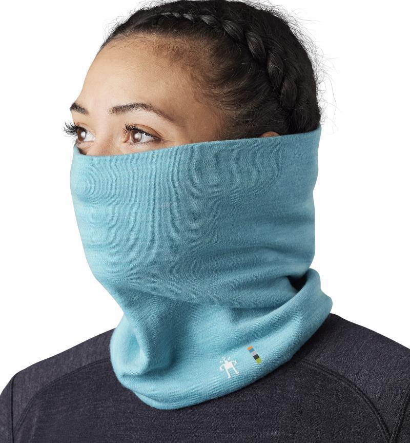 Thermal Merino (250) Neck Gaiter - Wave Blue Heather 2