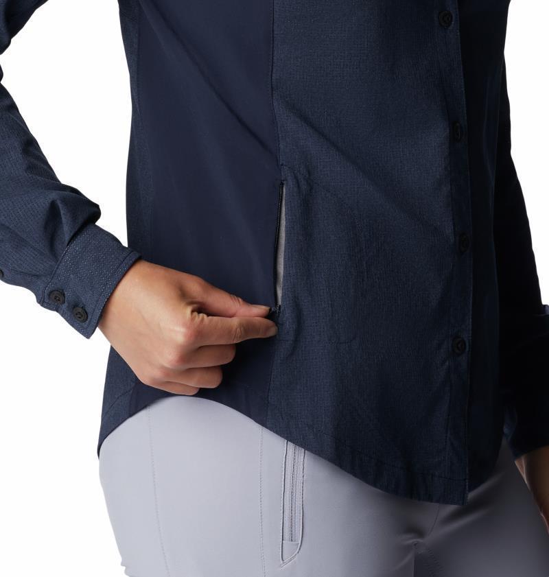 Titan Pass Irico LS Shirt - Womens - Dark Nocturnal 5