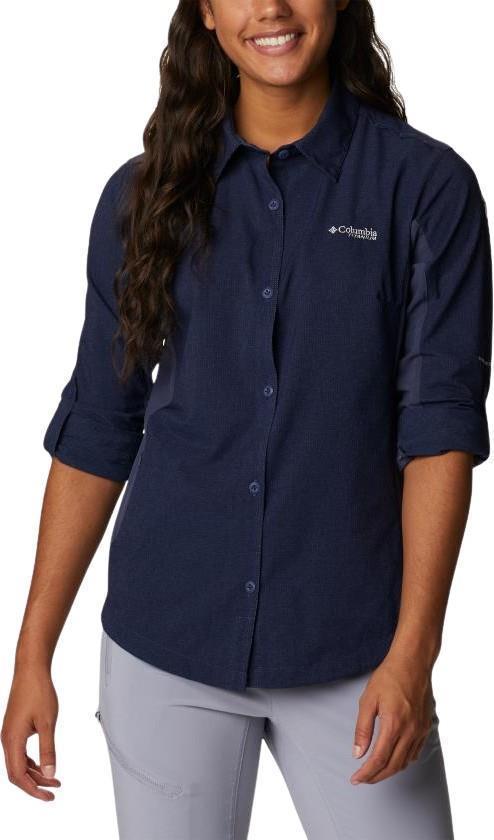 Titan Pass Irico LS Shirt - Womens - Nocturnal Heather 3