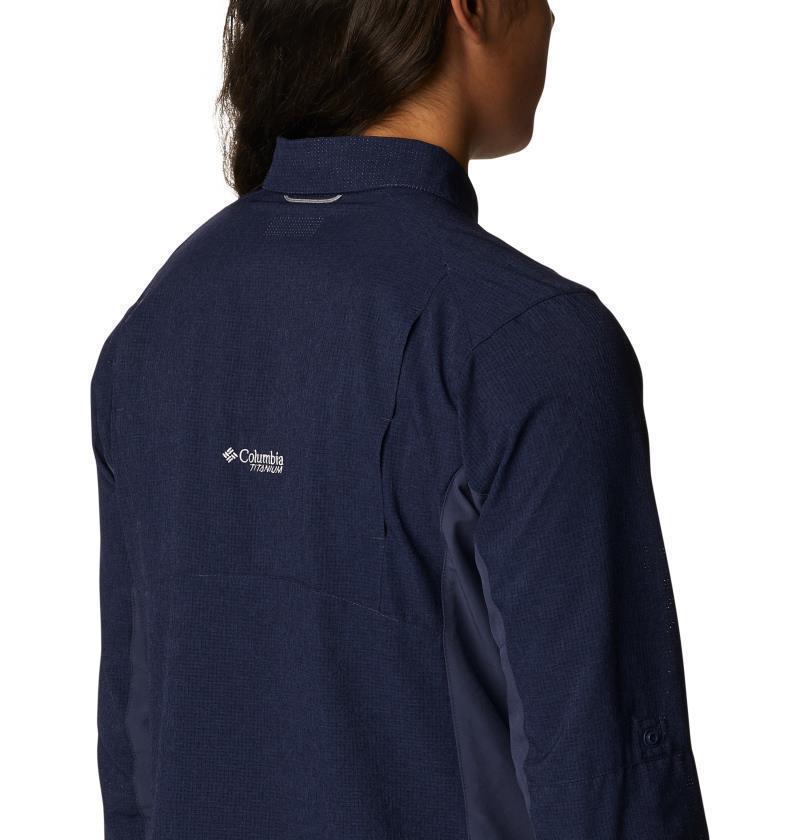 Titan Pass Irico LS Shirt - Womens - Nocturnal Heather 6