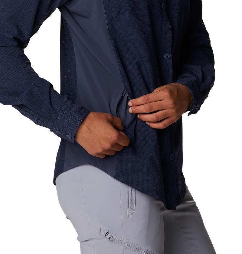 Titan Pass Irico LS Shirt - Womens - Nocturnal Heather 7