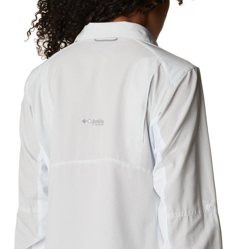 Titan Pass Irico LS Shirt - Womens - White Heather 6