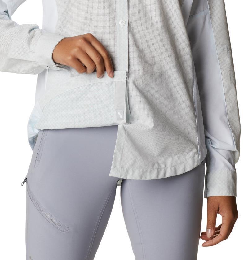 Titan Pass Irico LS Shirt - Womens - White Heather 7