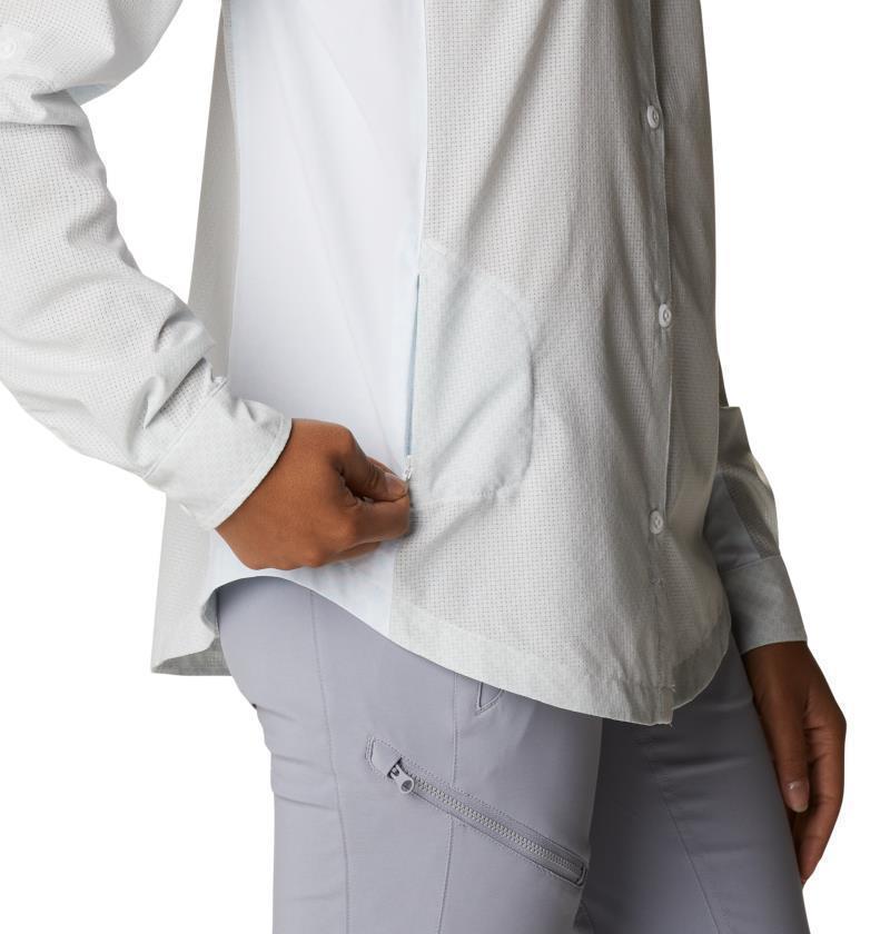 Titan Pass Irico LS Shirt - Womens - White Heather 8