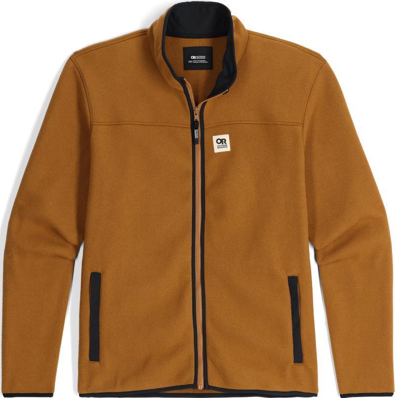 Tokeland Fleece Jacket - Mens - Bronze / Black 1