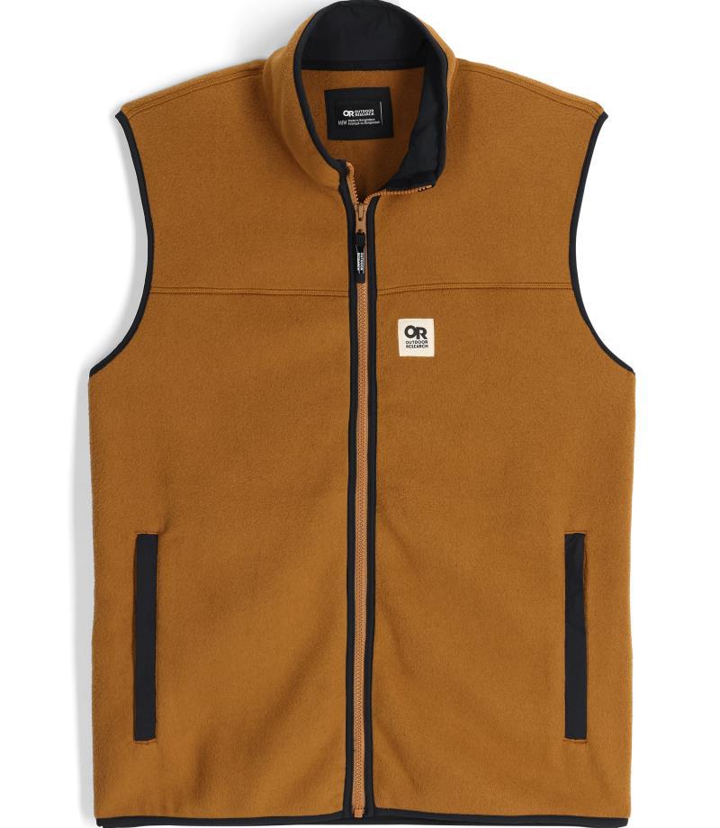 Tokeland Fleece Vest - Mens - Bronze / Black 1