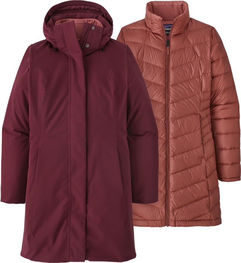 Tres 3-in-1 Parka - Womens - Chicory Red w/Rosehip 1