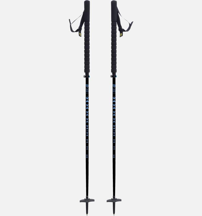 Trios Freebird Ski Poles - Black / Blue 1